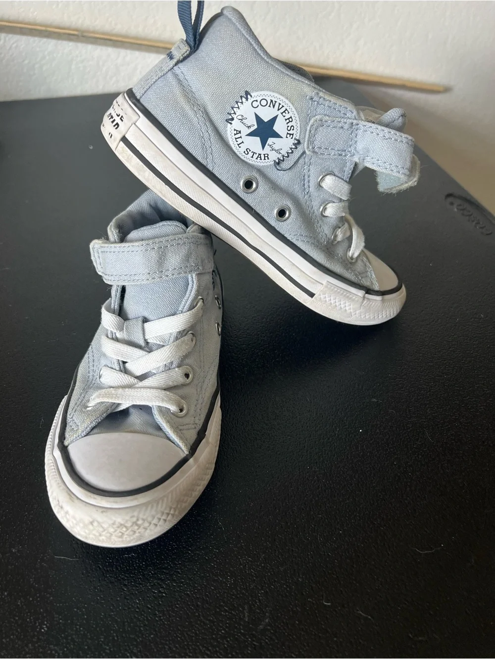 Converse Easy-On High Top Sneakers Light Blue Youth 13